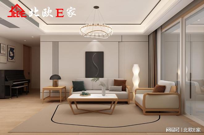 属于150㎡的简约浪漫凯发k8北欧E家丨专(图5)
