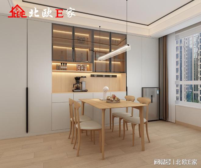 属于150㎡的简约浪漫凯发k8北欧E家丨专(图8)